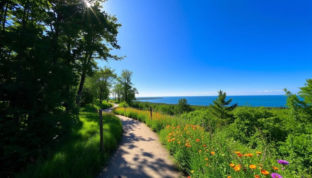 hiking trails Presque Isle