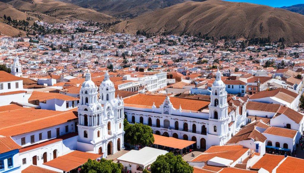 historic city center of Sucre