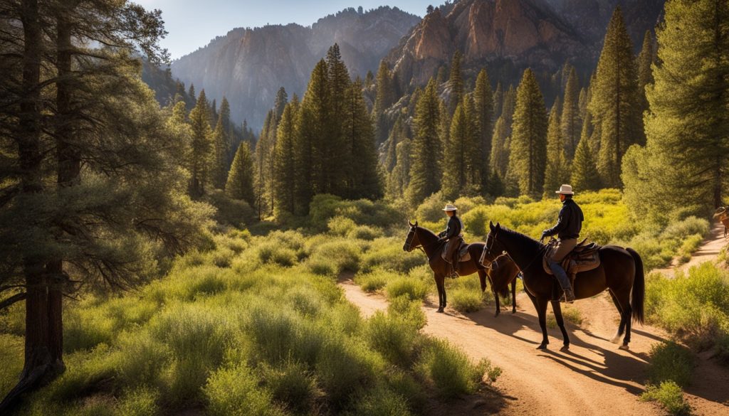 horseback riding