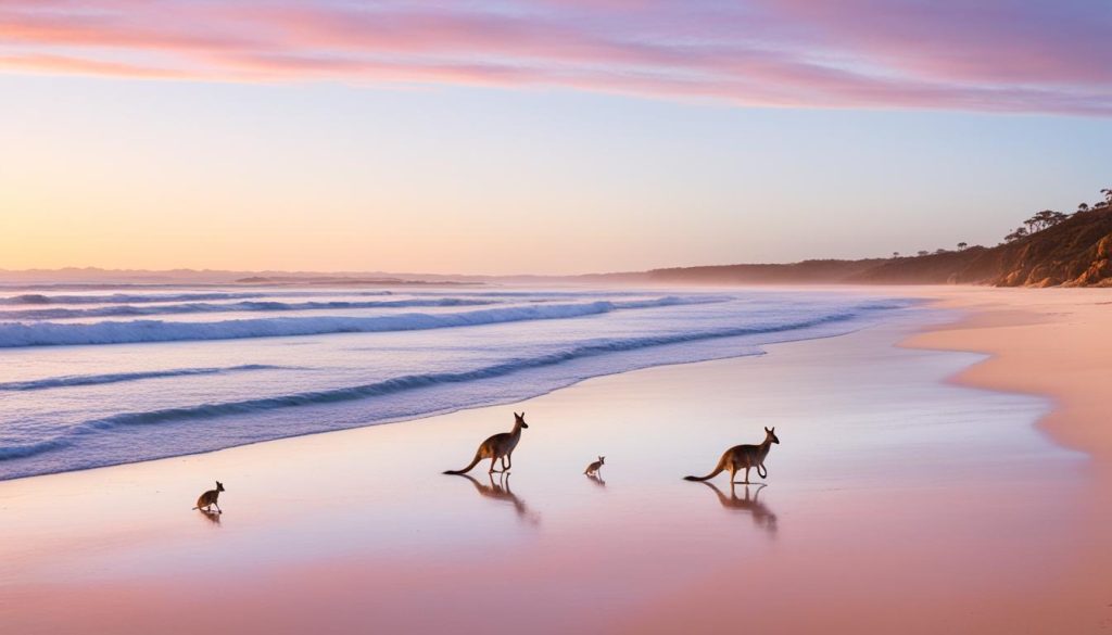 kangaroo beach sunrise