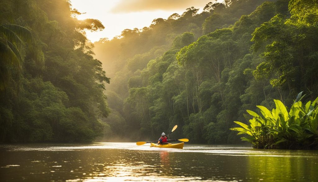 kayaking