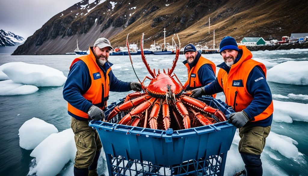 king crab fishing