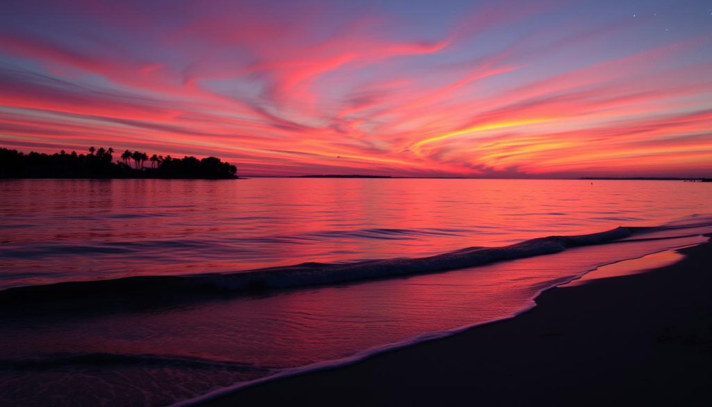 lake michigan sunset