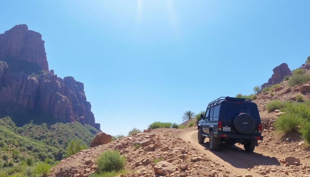 off-road driving in Oman