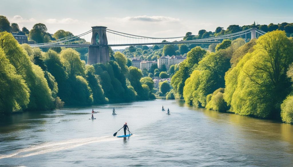 paddleboarding Bristol