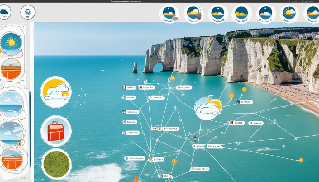 planning trip to Étretat