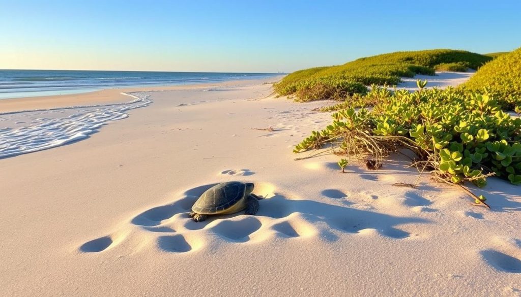 sea turtle nesting