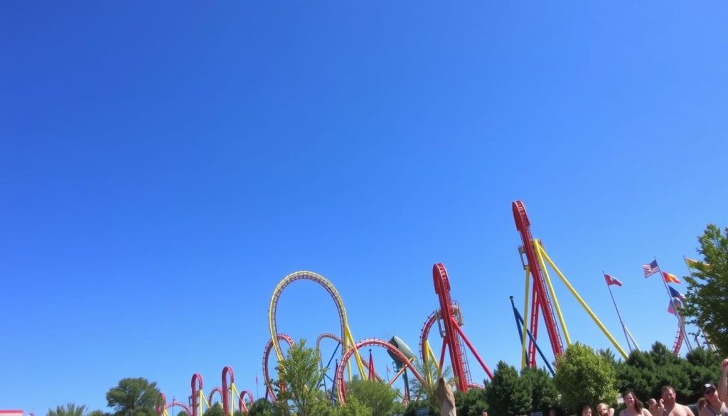 six flags roller coasters