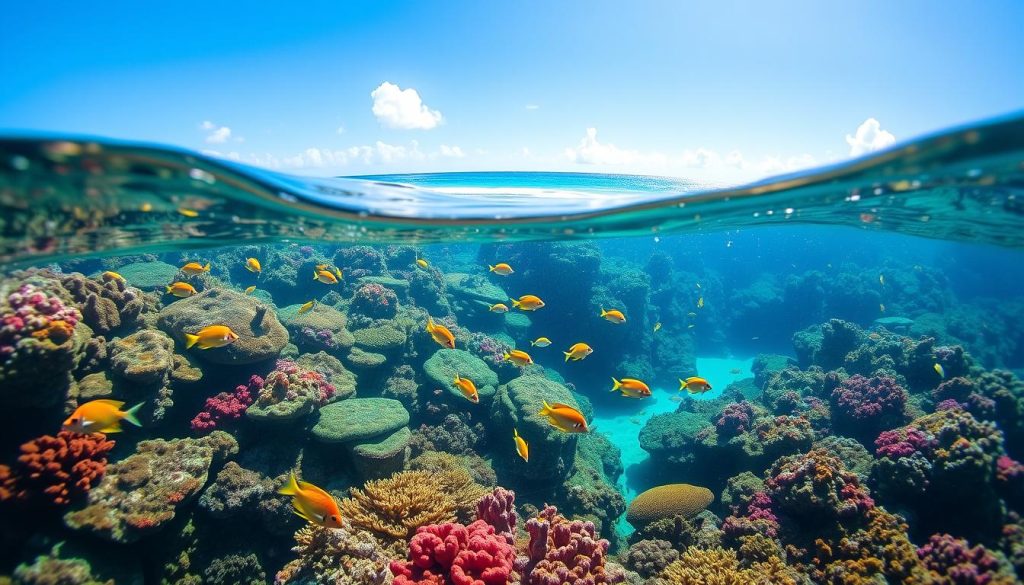 snorkeling in St. Lucia