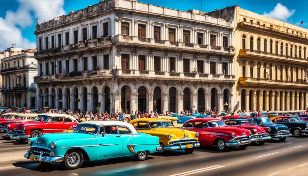 vintage cars in Havana