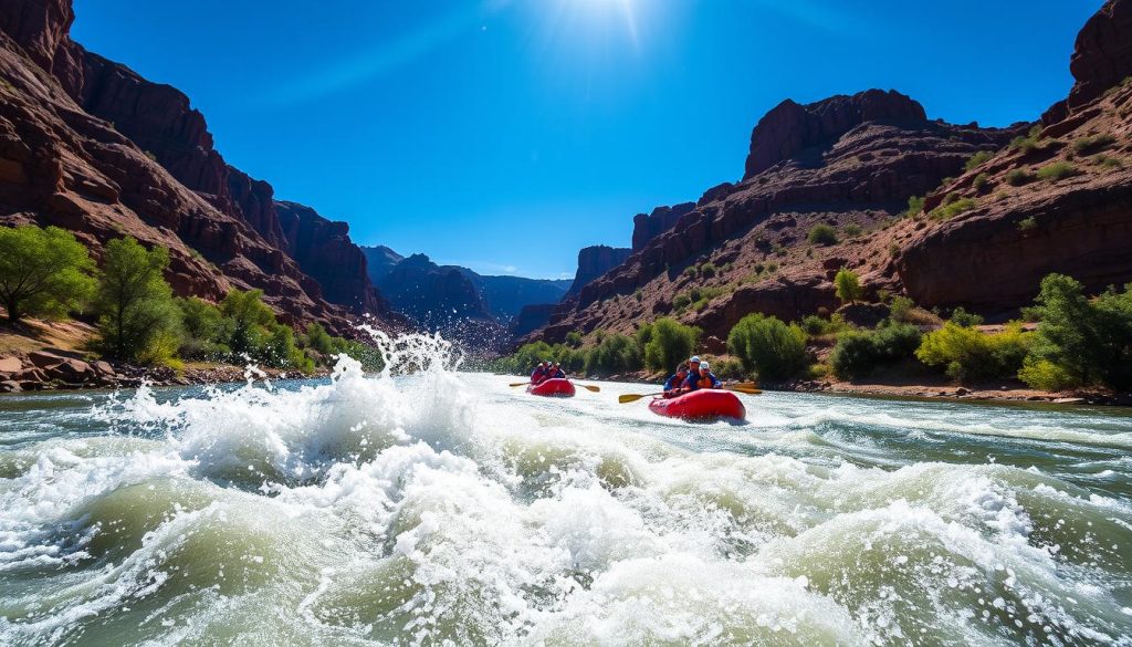 white water rafting