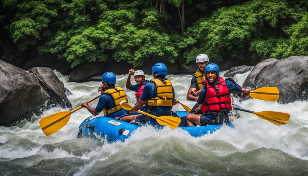 whitewater rafting