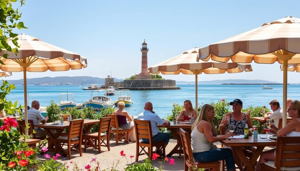 Beachside dining in Cavallino-Treporti