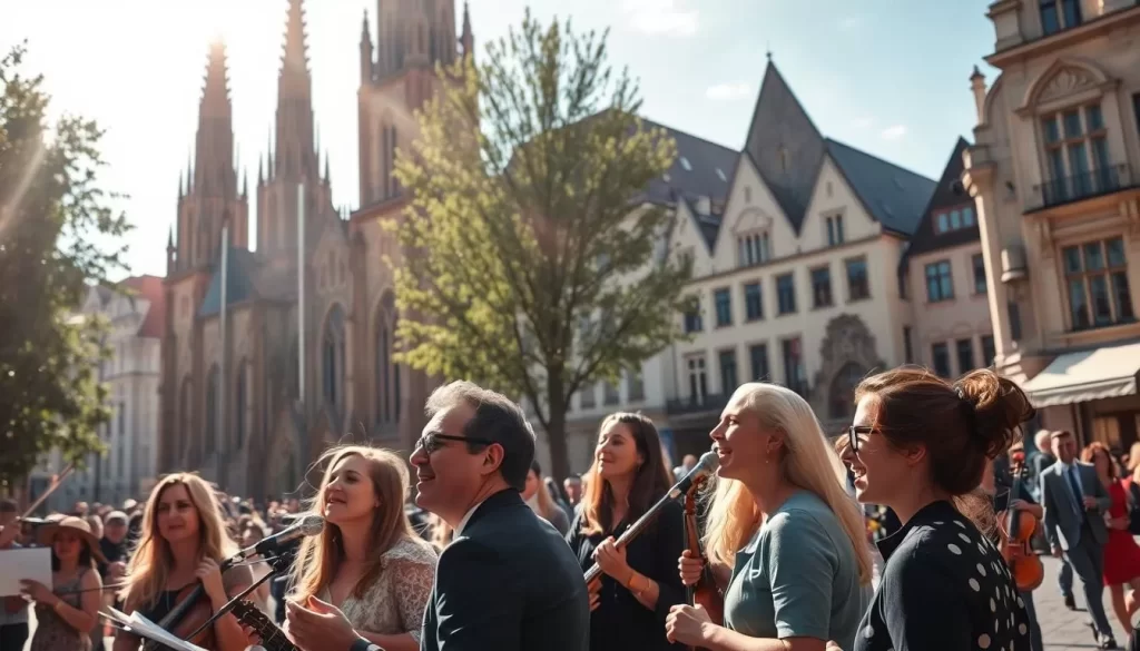 Classical music and a cappella performances in Leipzig