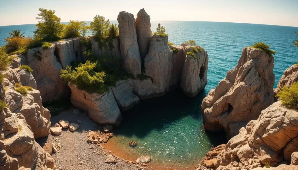 Flowerpot Island rock formations