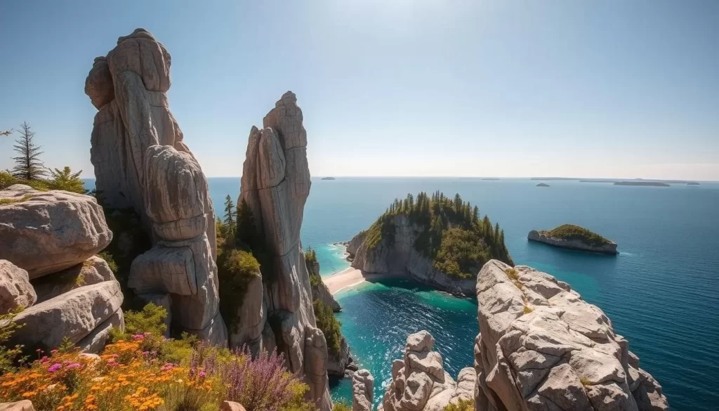 Flowerpot Island rock formations