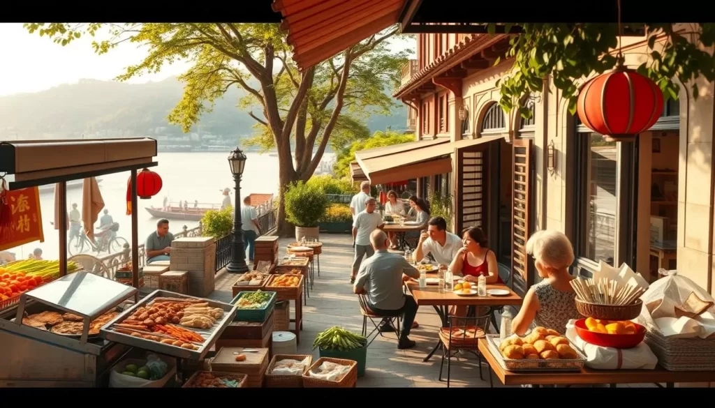 Local food on Shamian Island