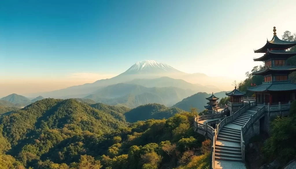 Mount Hengshan view