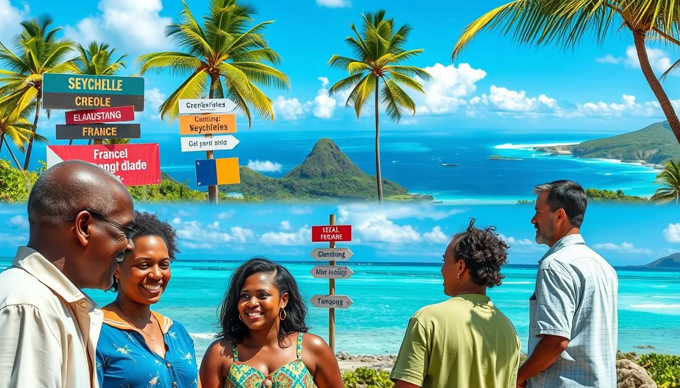 Seychelles: Official and widely spoken languages