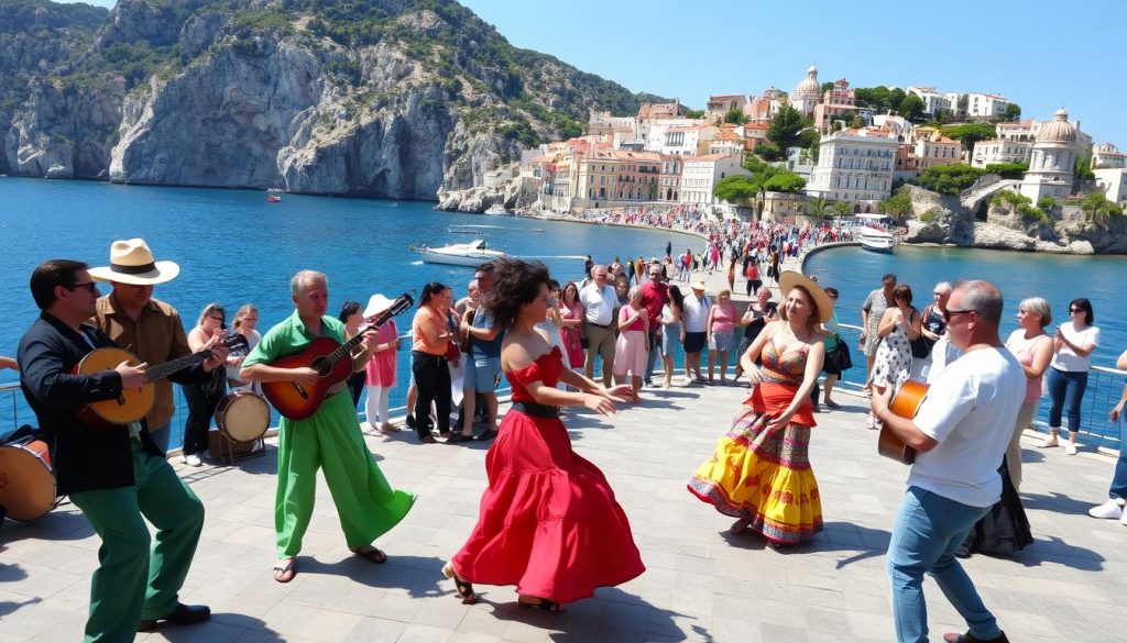 Traditional music and dance on Capri Island