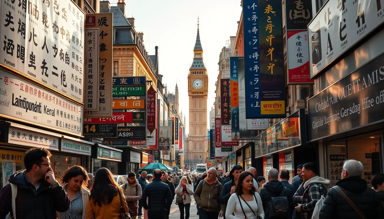 United Kingdom: Official and widely spoken languages
