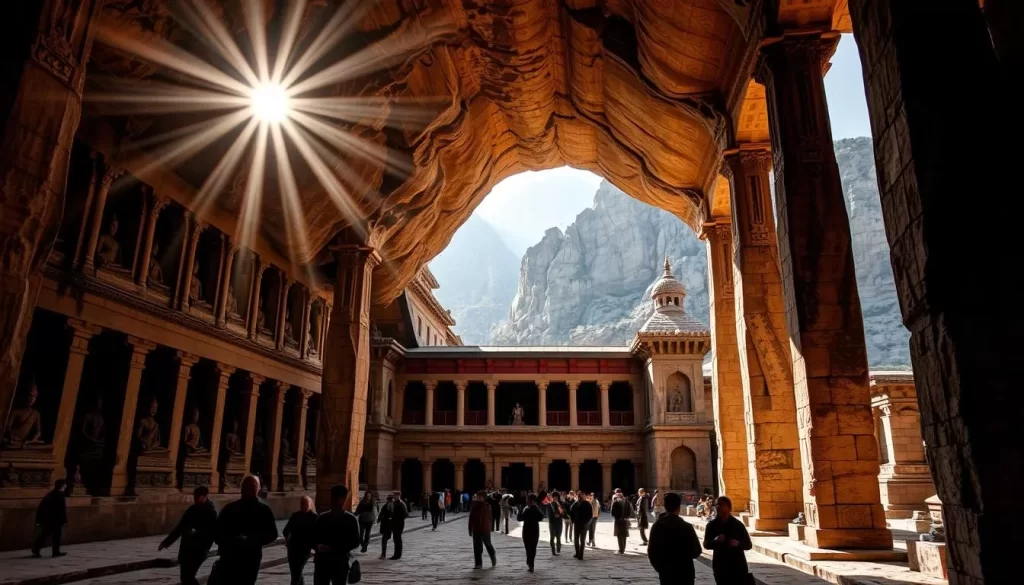 Yungang Grottoes cave
