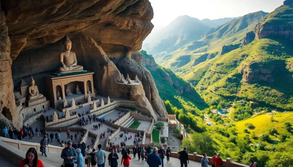 Yungang Grottoes site