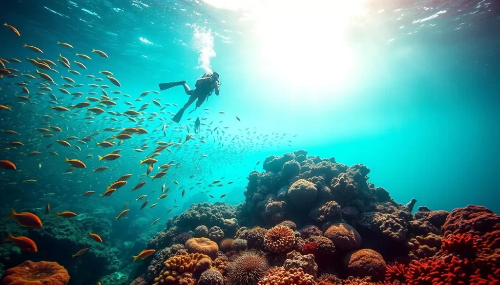 diving and marine life