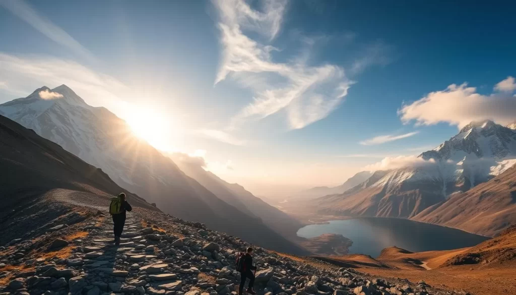 high-altitude trekking