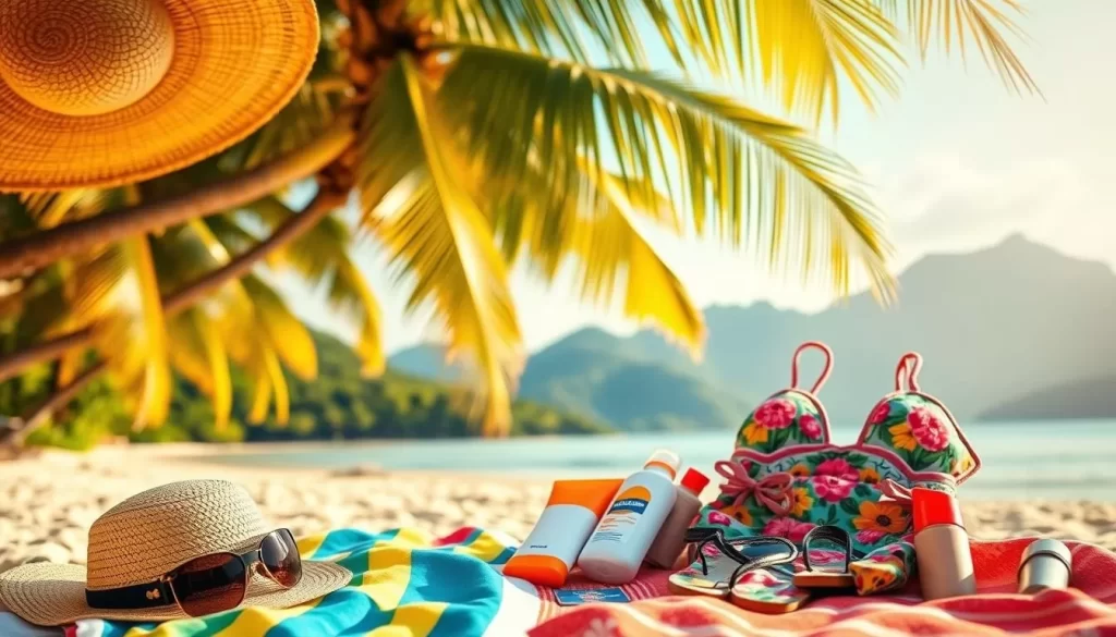 packing essentials for tropical destination
