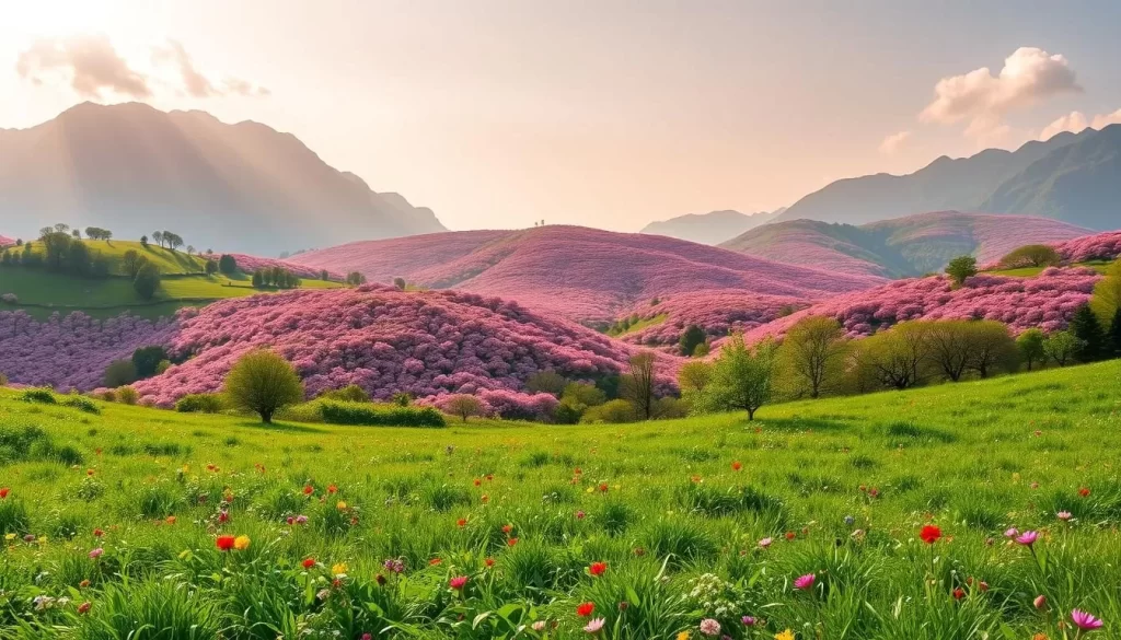 spring landscapes