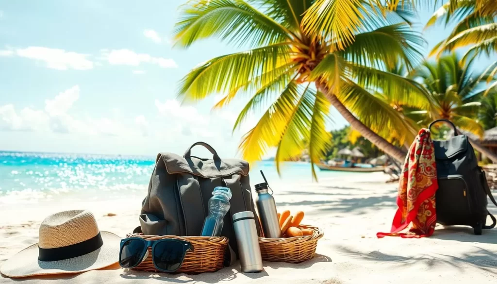 travel essentials for tropical destination