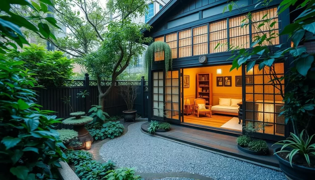 An image of a serene tea house in Roppongi