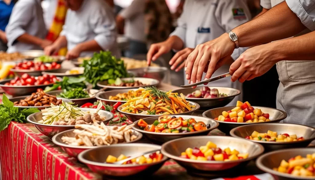 An image of a traditional Armenian Dolma dish being prepared at the Dolma Festival.