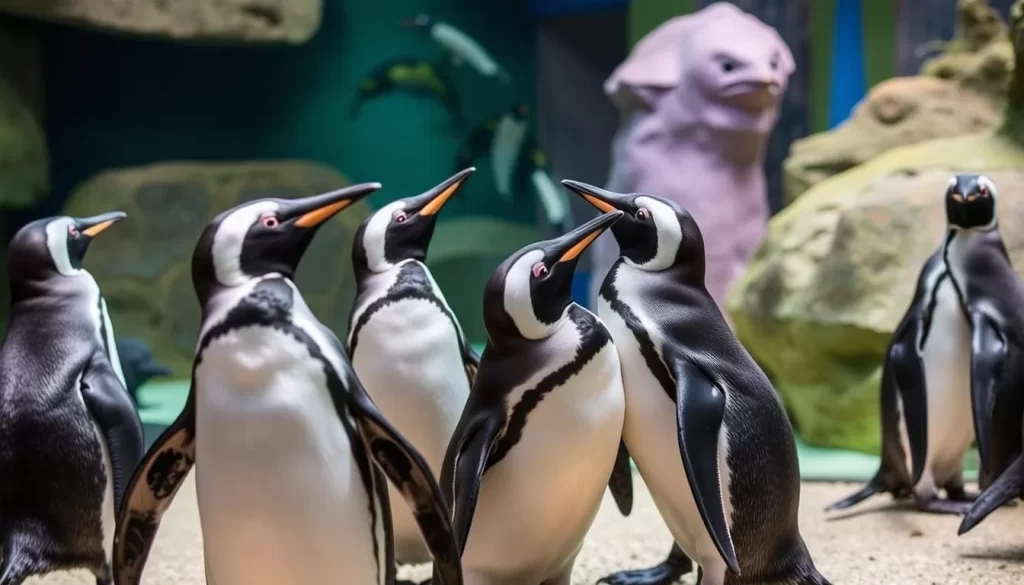 An image of penguins at Sunshine Aquarium