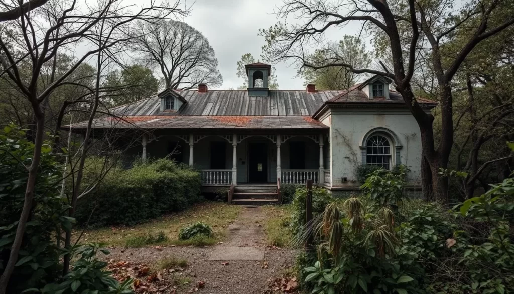 An image of the Durán Sanatorium, capturing its eerie and abandoned atmosphere.