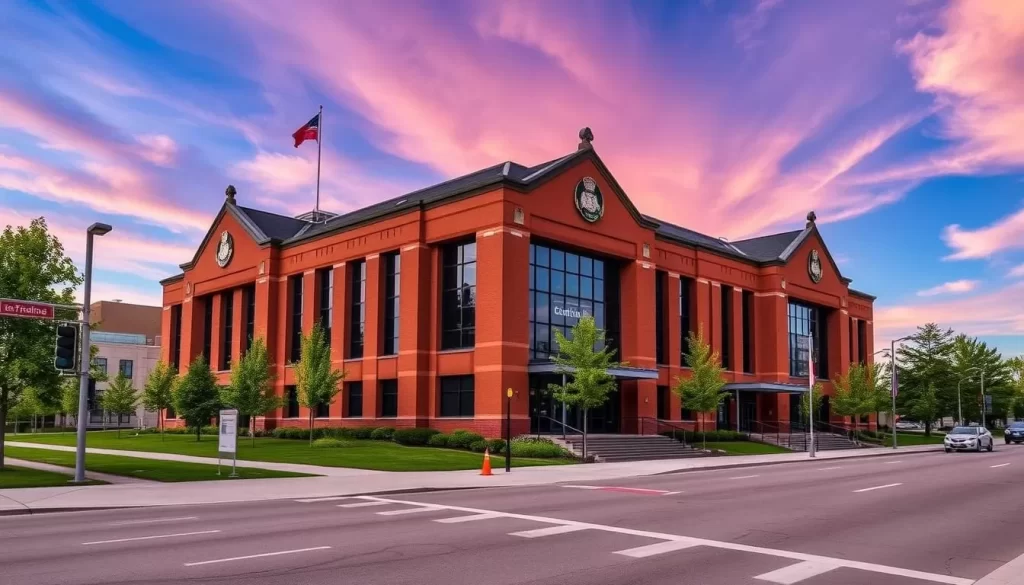 An image of the RCMP Heritage Centre building on Dewdney Avenue.