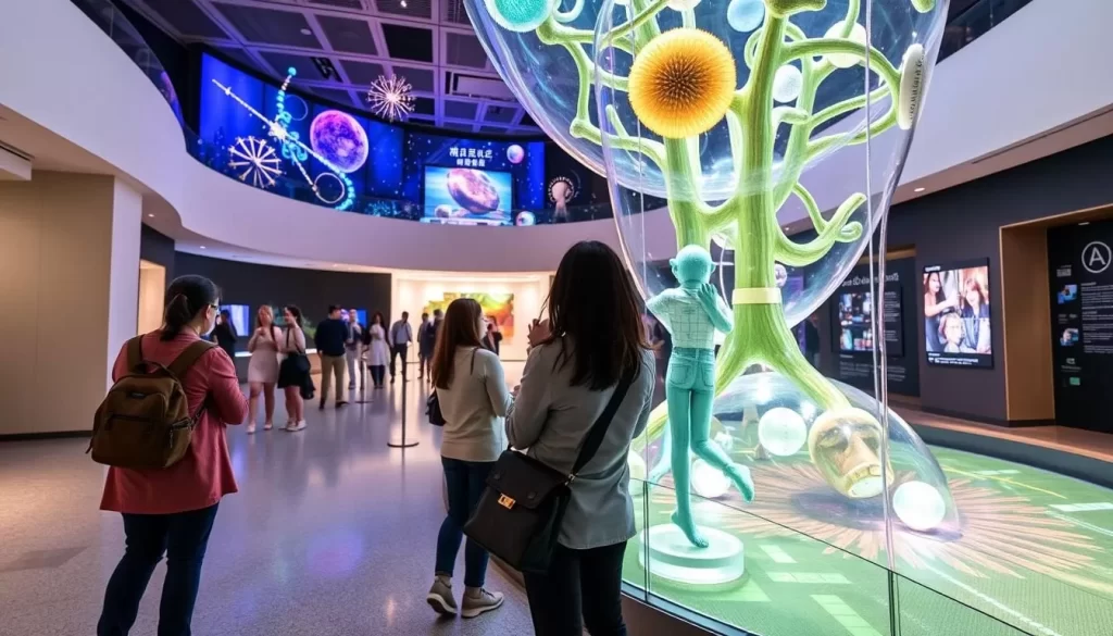 An image of the Science Museum, Tokyo, highlighting one of its interactive exhibits or a unique display.