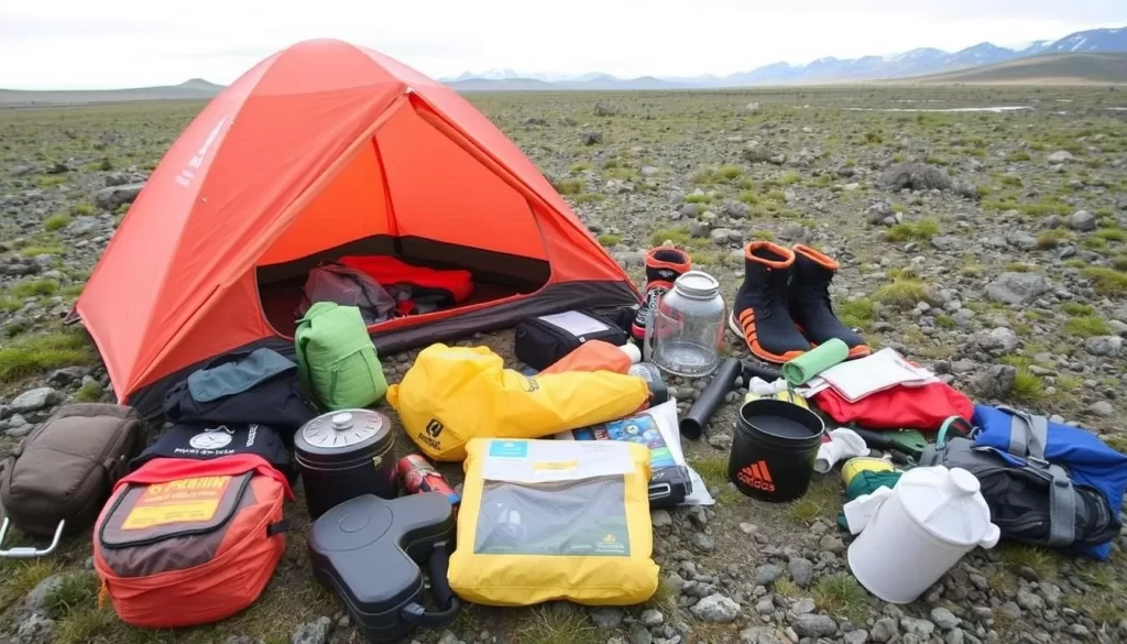 Backcountry camping gear Northwest Territories