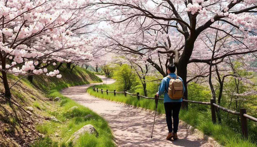 Best hiking trails in Fukushima with cherry blossoms
