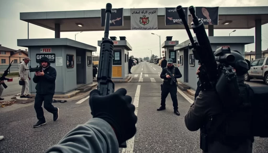 Border crossing with firearms