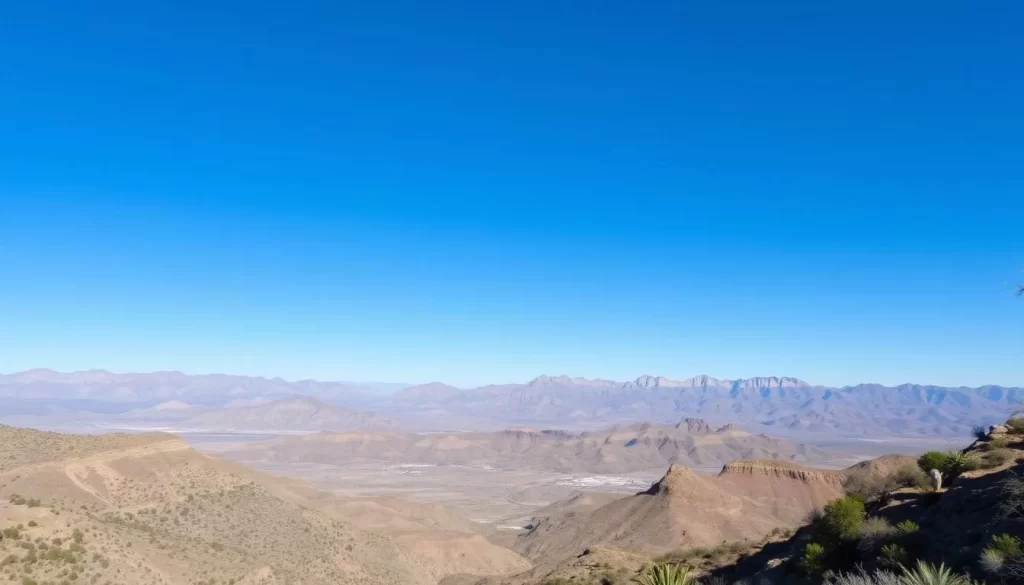 Desert Hot Springs hiking trails with scenic views of mountains