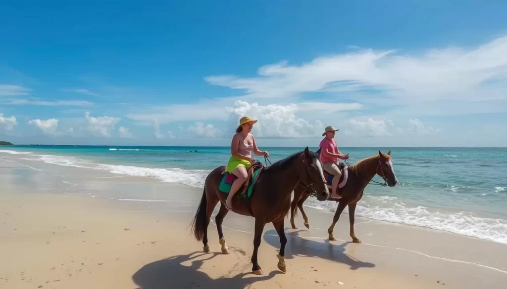 Explore Cahuita's coastline on horseback with a guided tour