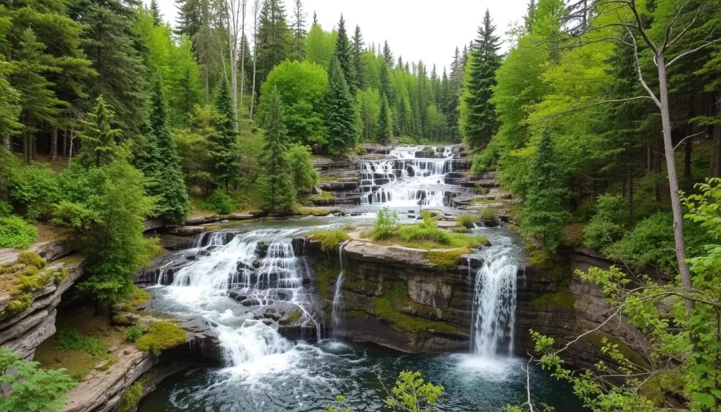 Explore the Kwasitchewan Falls Trail in Pisew Falls Provincial Park