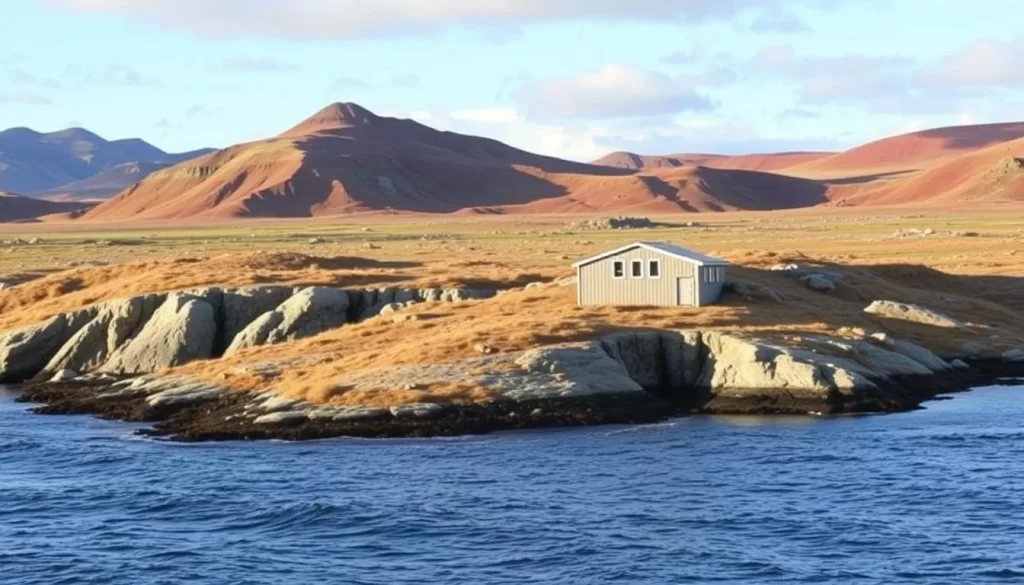 Explore the breathtaking landscapes around Dorset Island, Nunavut, through guided day trips.