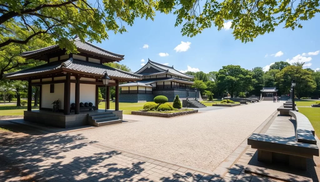 Generate an image of Morioka Castle Site Park, showcasing its historical significance and serene atmosphere.