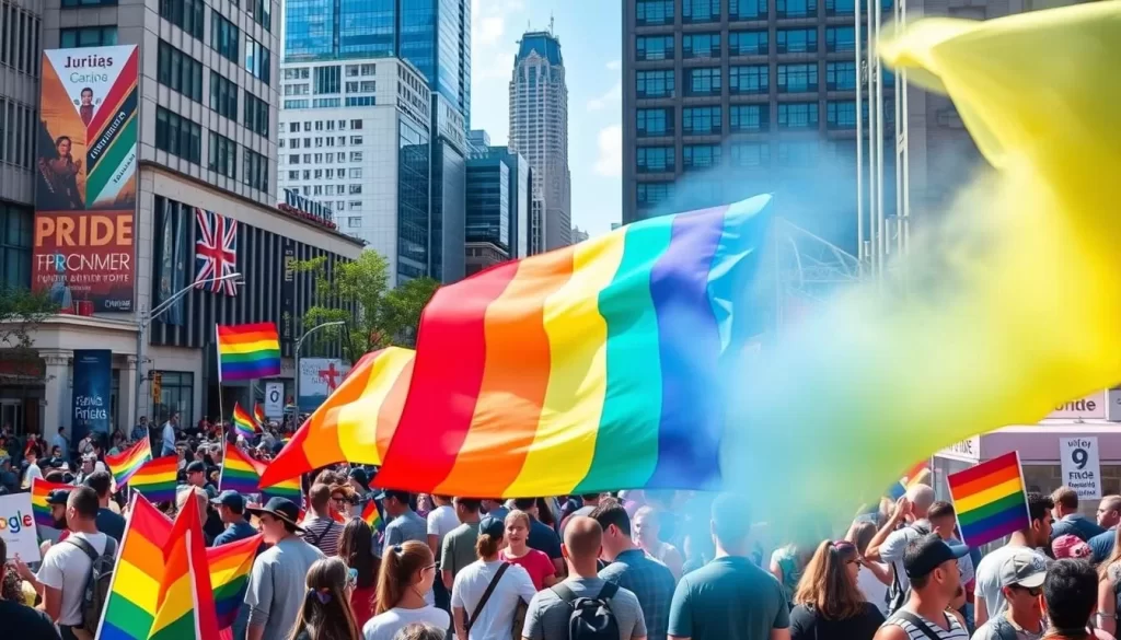 Generate an image of Pride Toronto