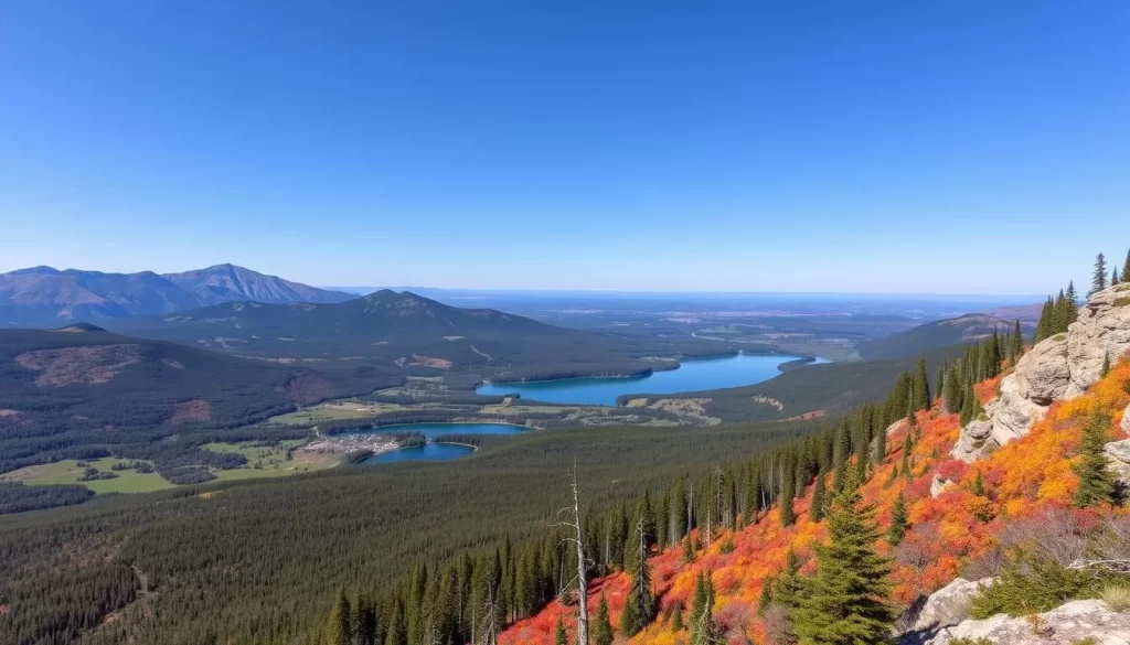 Generate an image of Riding Mountain National Park's scenic landscape.