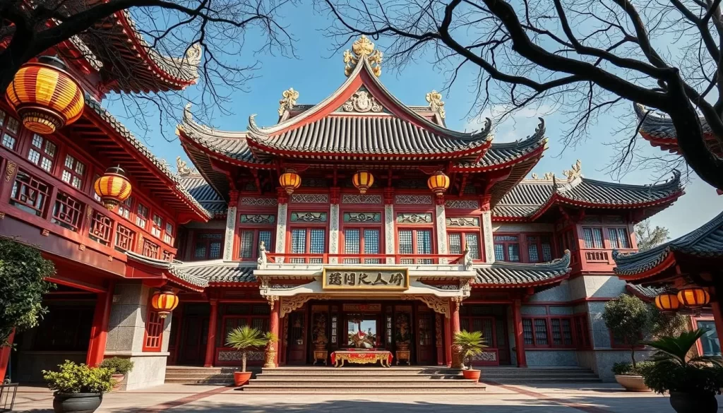 Generate an image of Rokkaen, showcasing its unique blend of Eastern and Western architectural styles.