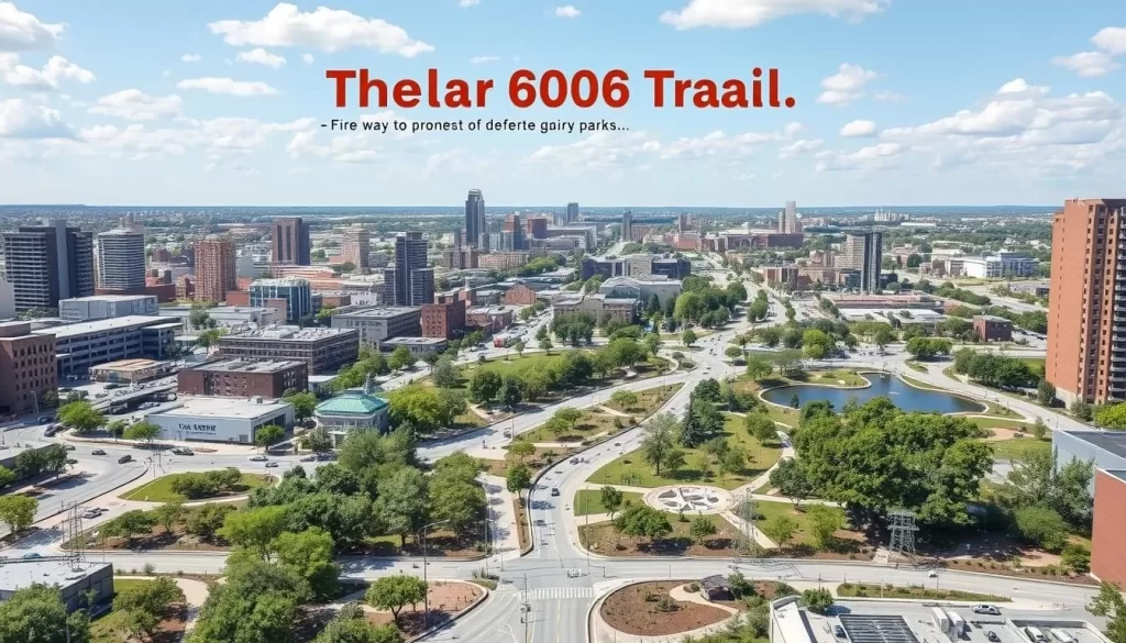 Generate an image of The606 Elevated Trail map